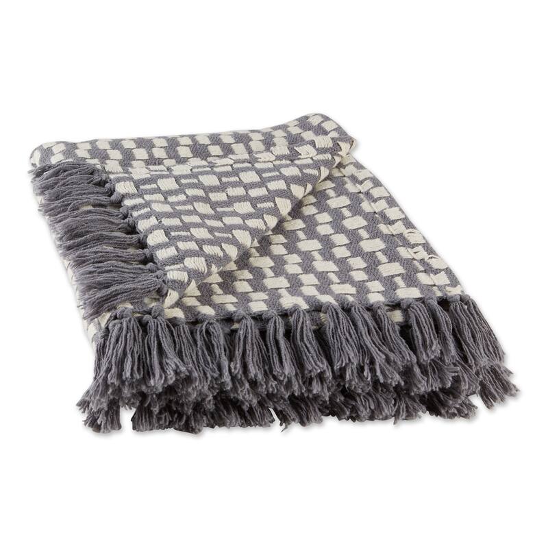 DII Stone Urban Check Throw