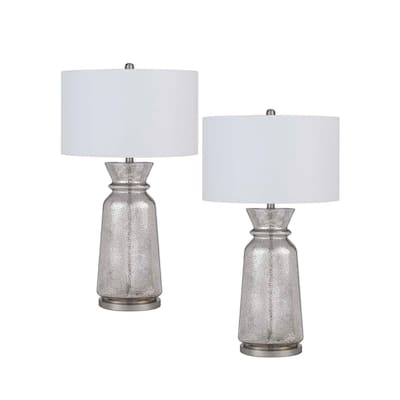 Keswick 30.25" Height Antique Glass 2 Pack Table Lamp Set - One Size