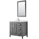Option Dark Gray / Giotto Quartz Top / Polished Chrome