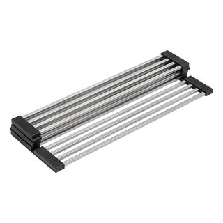 Ruvati Stainless Steel Foldable Drying Rack Replacement for RVG1533 Farmhouse Workstation Sink - RVA1393
