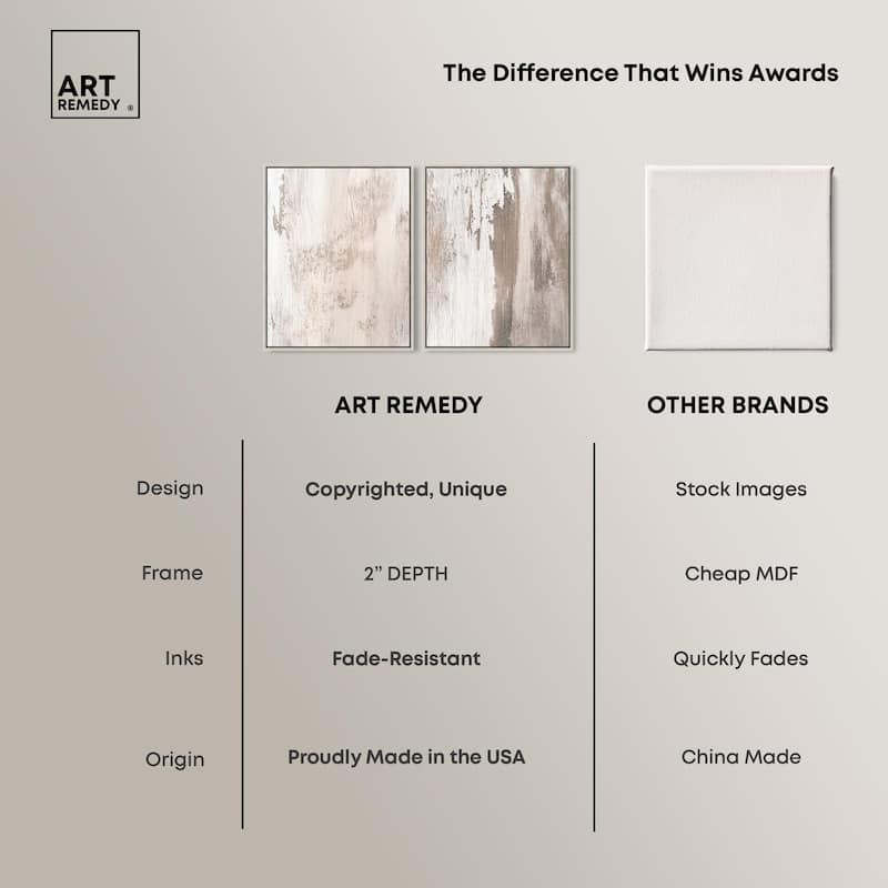 Striated Texture III Canvas Set of 2 by Art Remedy