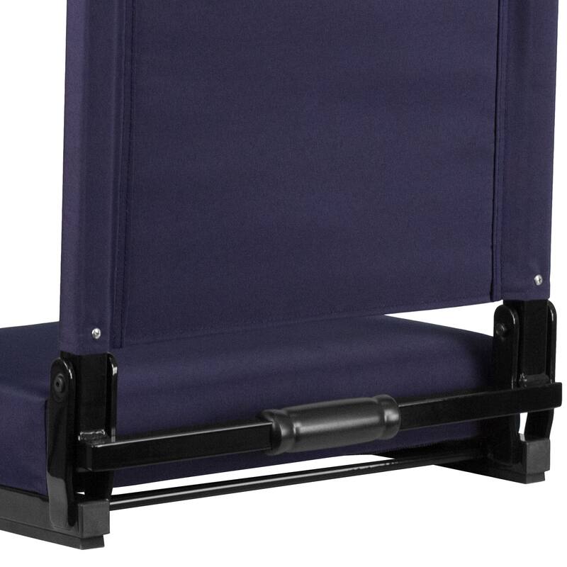 2 Pack 500 lb. Rated Lightweight Stadium Chair-Handle-Padded Seat