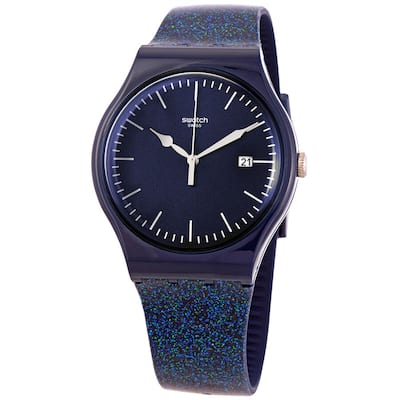 Swatch Men's Glitter Space Blue Dial Watch - SUON401 - 6 (36)