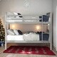 preview thumbnail 1 of 34, Multifunction Full over Full Bunk Bed With Ladder Solid Construction