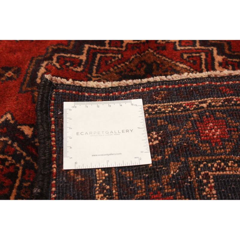 Teimani Red Rug 3'2" x 4'11" - 3'2 x 4'11