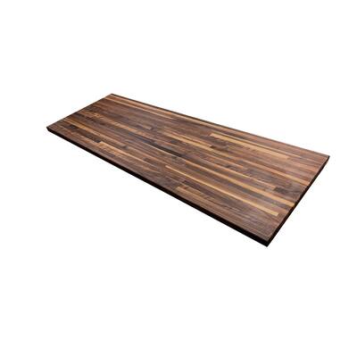 Forever Joint Walnut Butcher Block Kitchen Island Top