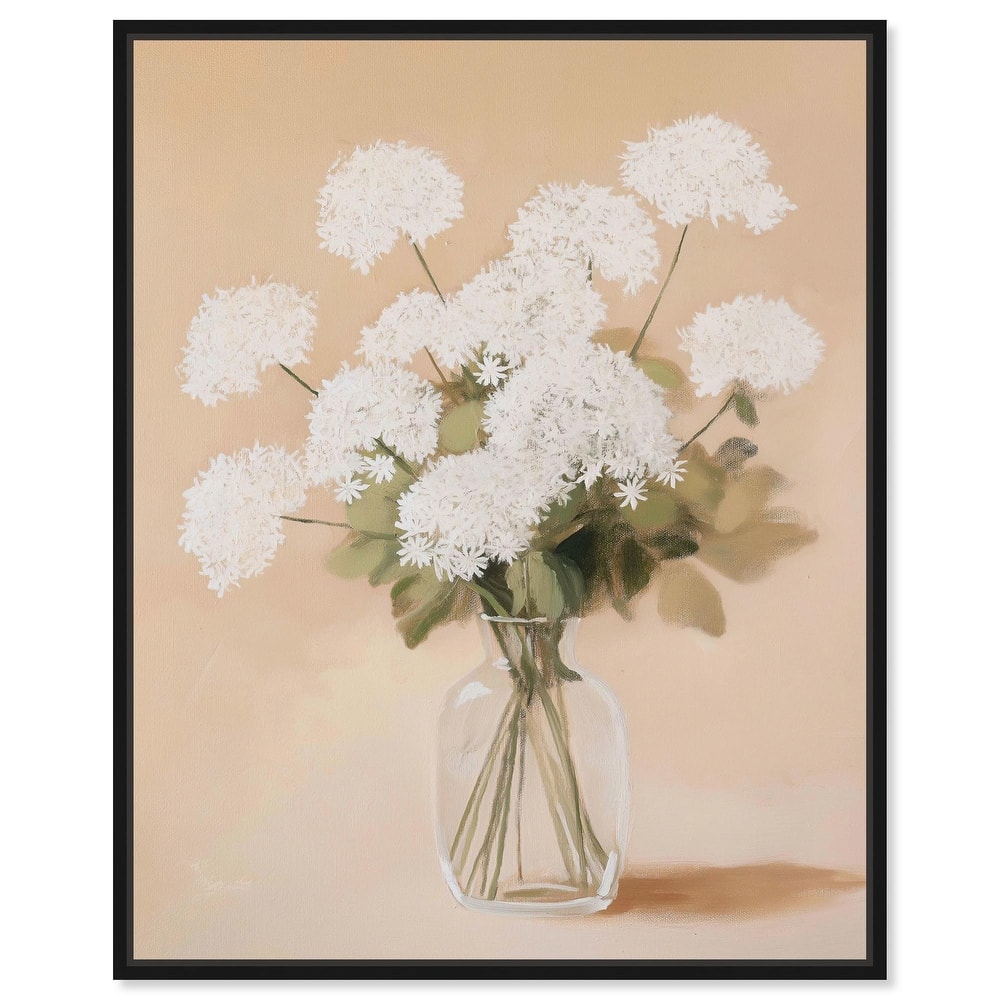 Lace in a Vase I Canvas by Art Remedy