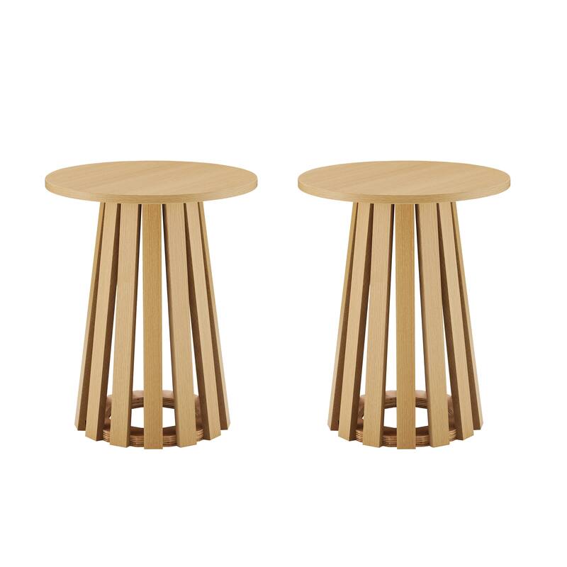 Manhattan Comfort Layla End Table - Set of 2