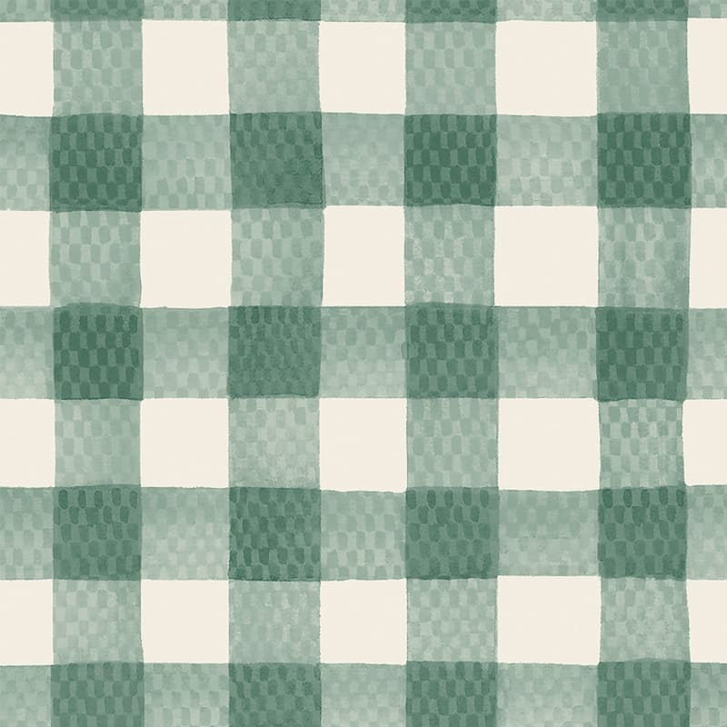 Cath Kidston Painted Gingham Green