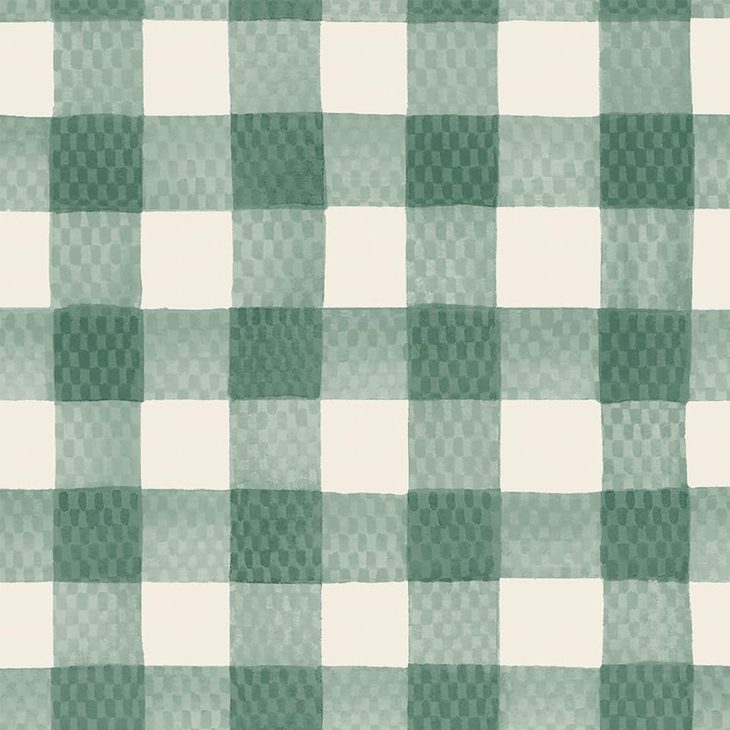Cath Kidston Painted Gingham Green