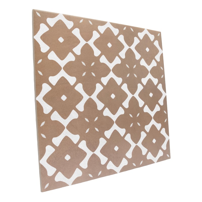 Merola Tile Bari Fortuna Terra 12-7/8" x 12-7/8" Porcelain Floor and Wall Tile