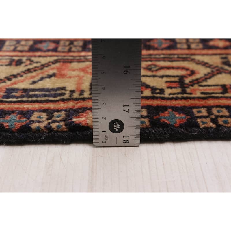 ECARPETGALLERY Hand-knotted Andelz Copper Wool Rug - 3'0 x 9'8