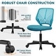 preview thumbnail 31 of 30, Yaheetech Adjustable Armless Office Chair Swivel Computer Study Chair