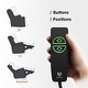 preview thumbnail 18 of 45, Mcombo Electric Power Recliner Chair with Massage and Heat, Faux Leather 7050
