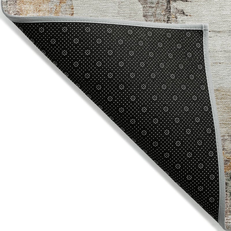 Machine Washable Indoor/ Outdoor Chantille Abstract Cloud Rug