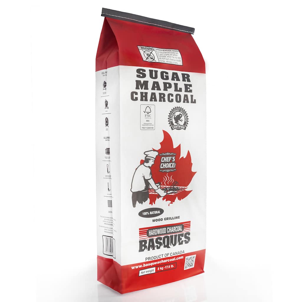 Basques All Natural Sugar Maple Lump Charcoal 17.6 lb