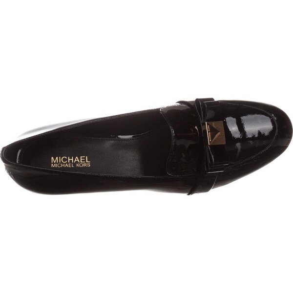michael michael kors caroline patent leather loafer