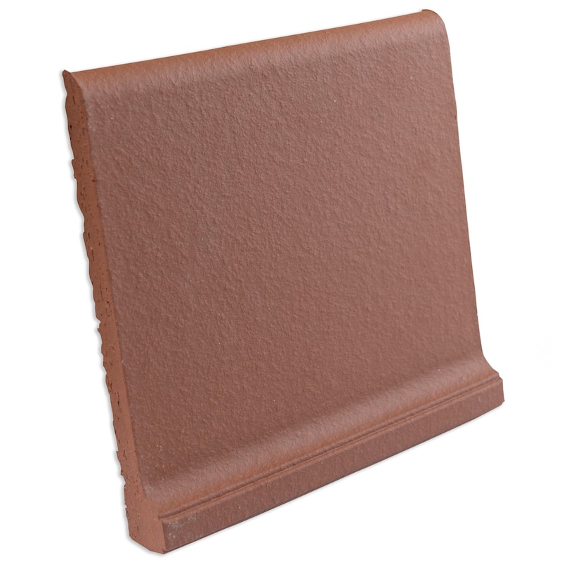 Merola Tile Quarry Cove Base Red II 5-7/8" x 5-7/8" Ceramic Floor and Wall Trim - (1 Tile)