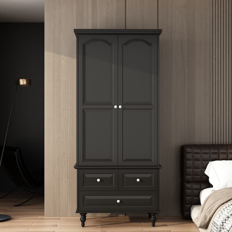 Armoire Wardrobe Closet Adjustable Shelves Closet Wardrobe Cabinet
