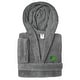 preview thumbnail 6 of 17, Sweet Kids 100% Polyester SUPER PLUSH Double Brushed Hooded Bathrobe - TURTLE Grey - L