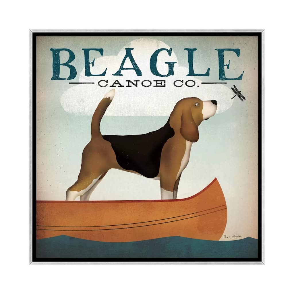 iCanvas "Beagle Canoe Co. " by Ryan Fowler Framed