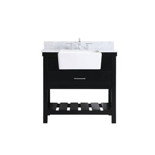 Elegant Lighting VF60136-BS Clement 36" Free Standing Single Basin