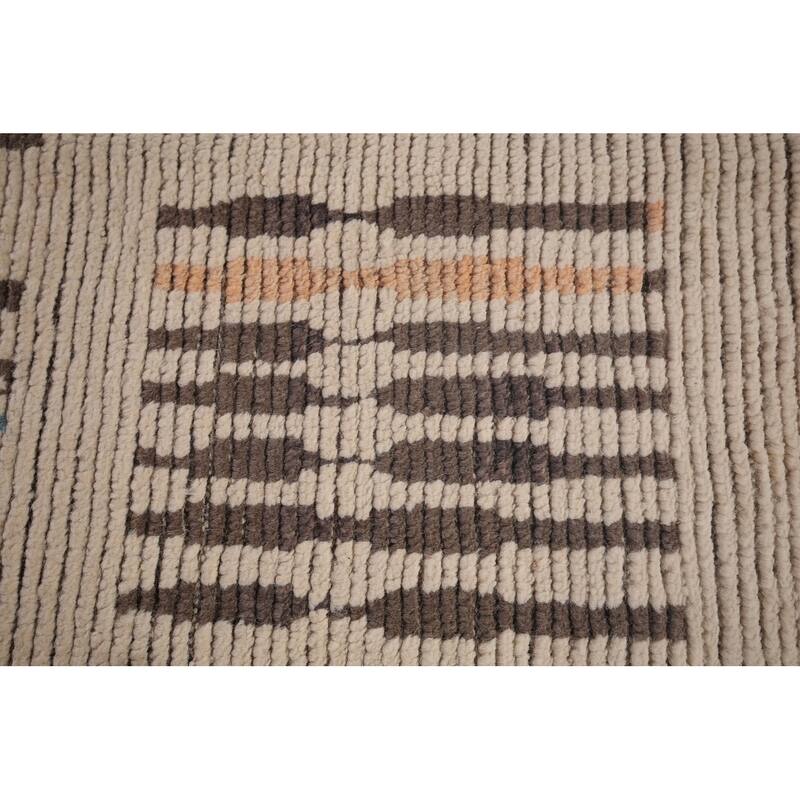 Moroccan Oriental Large Area Rug Handmade Living Room Wool Carpet - 11'9"x 18'9"