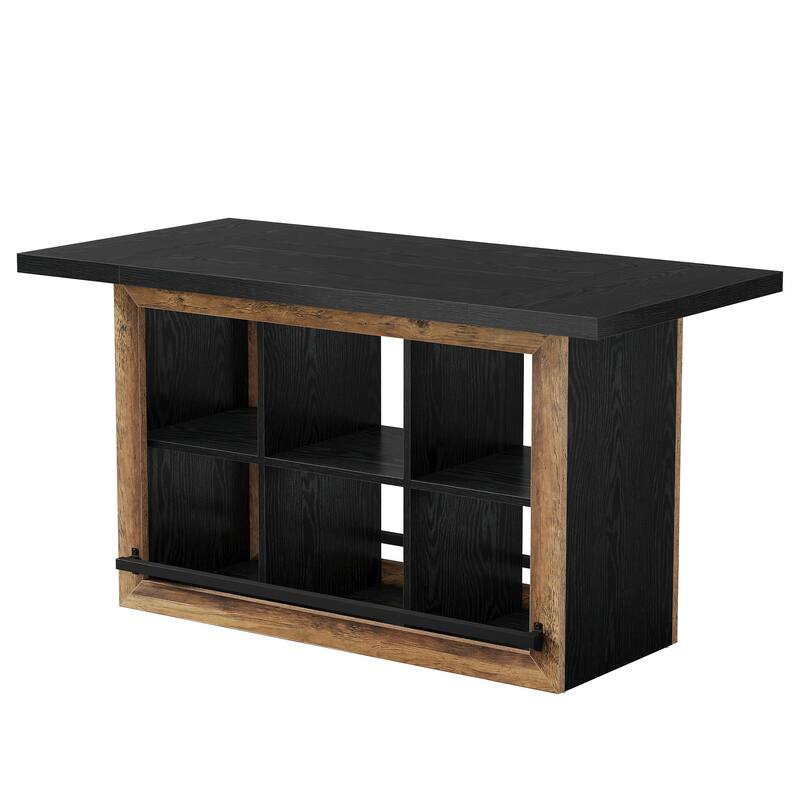 Kitchen Island with Storage, Counter Height Kitchen Island Table