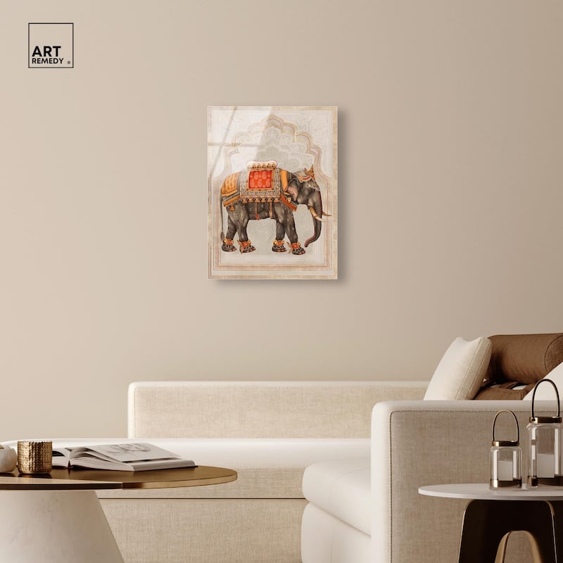 Elephant Queen Acrylic by Art Remedy, Ready to Hang