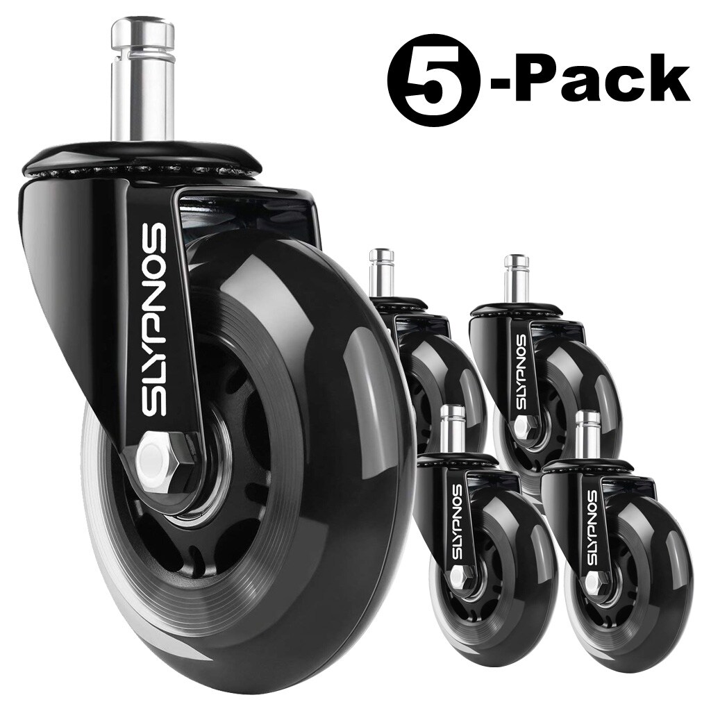 Shop Slypnos 5 Pack 3 Inch Office Chair Casters Replacement Wheels