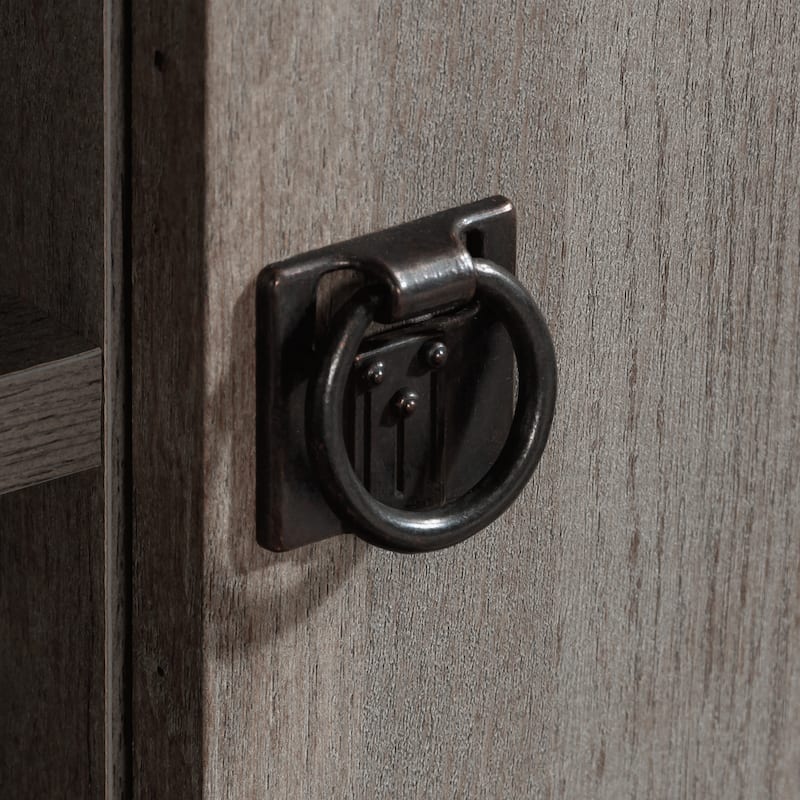 Wood Corner TV Stand for TVs up to 50", Brown - 47.01" W x 19.45" D x 30.12" H