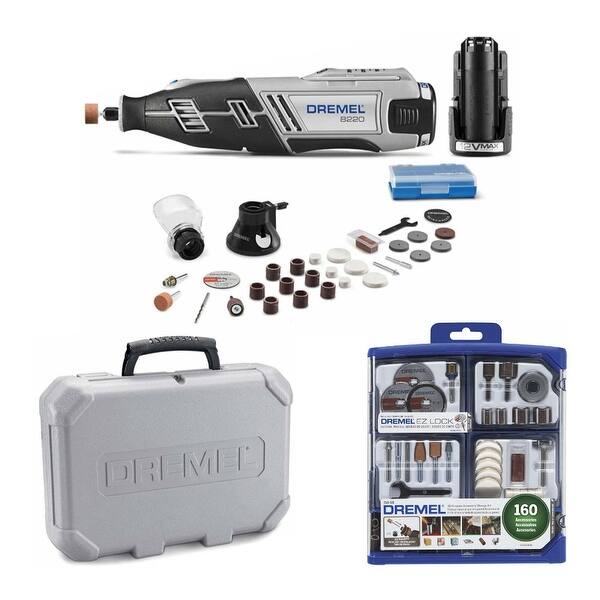 Shop Dremel 8220 2 28 12 Volt Max Cordless Rotary Tool With Accessory Kit Overstock 30792867