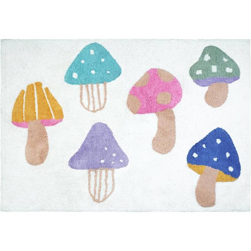 HomeRoots Juvenile/Youth Transitional Rectangle Area Rug - 48.00 in. x 32.00 in. x 0.30 in.