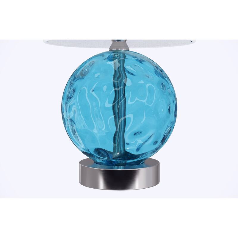 Globe 14.5" Glass Table Lamp (Set of 2)