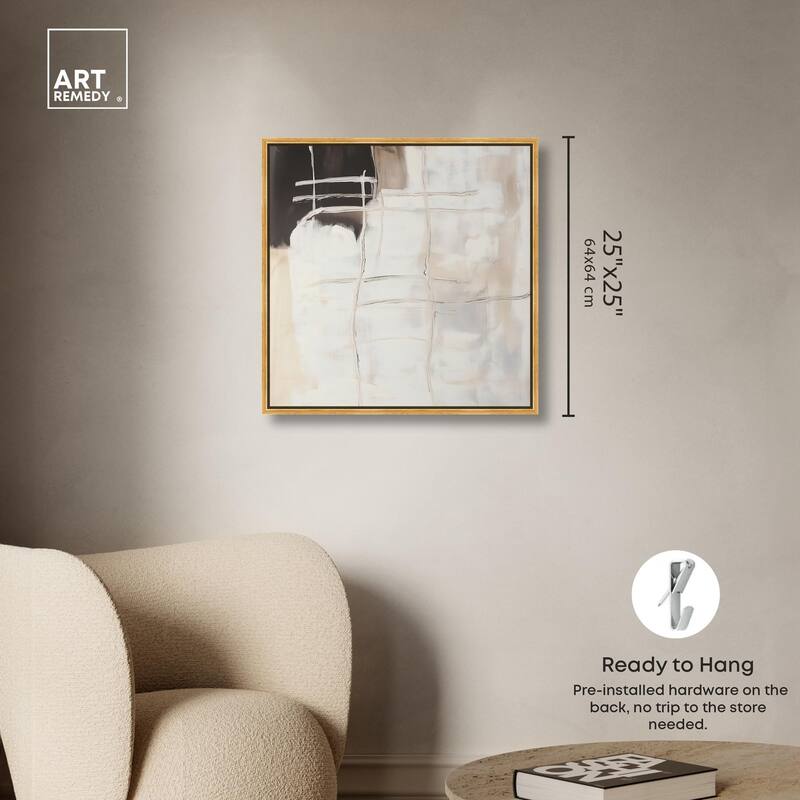 Gestural Glyphs II Canvas by Art Remedy