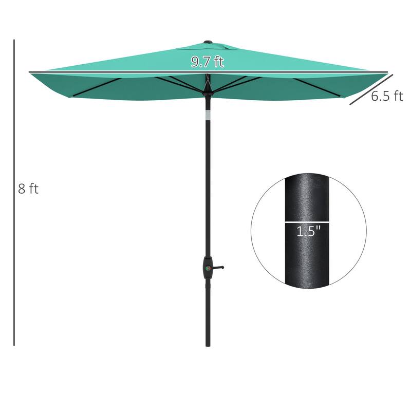 Versatile Outdoor Umbrella for Patio, Ensuring All-Day Shade and Comfort