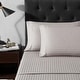 preview thumbnail 5 of 19, Vera Wang Dobby Stripe Cotton Sheet Set King - Brown