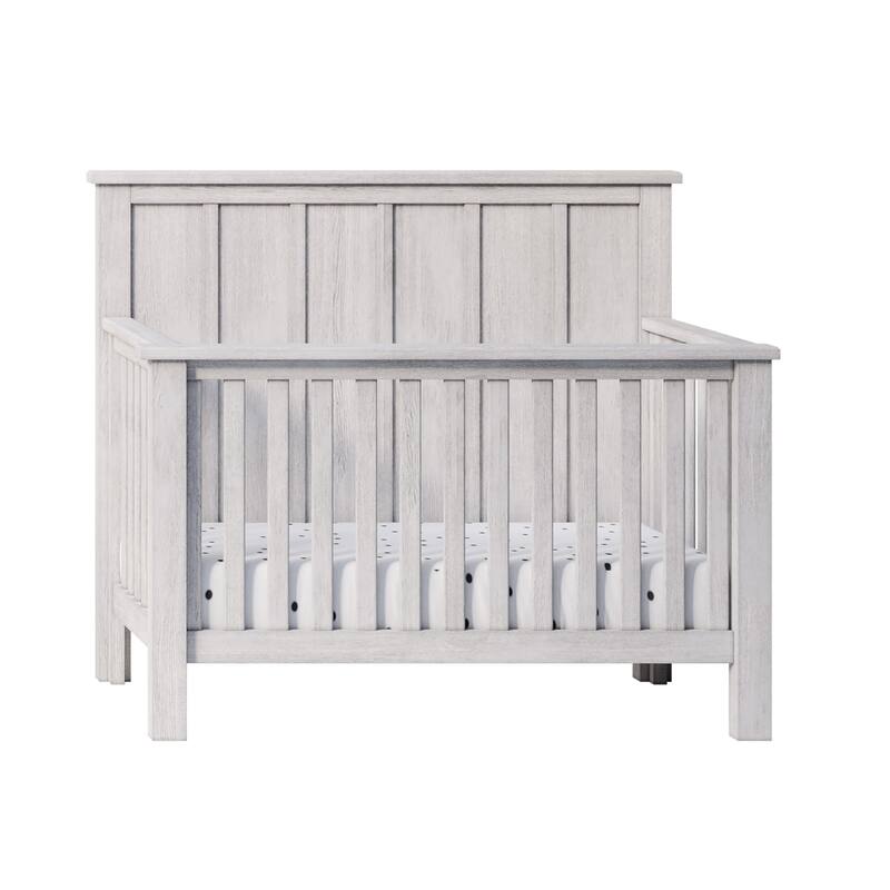 Milk Street Relic Batten Crib - White