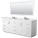 Option White / White Quartz Top / Brushed Nickel Hardware
