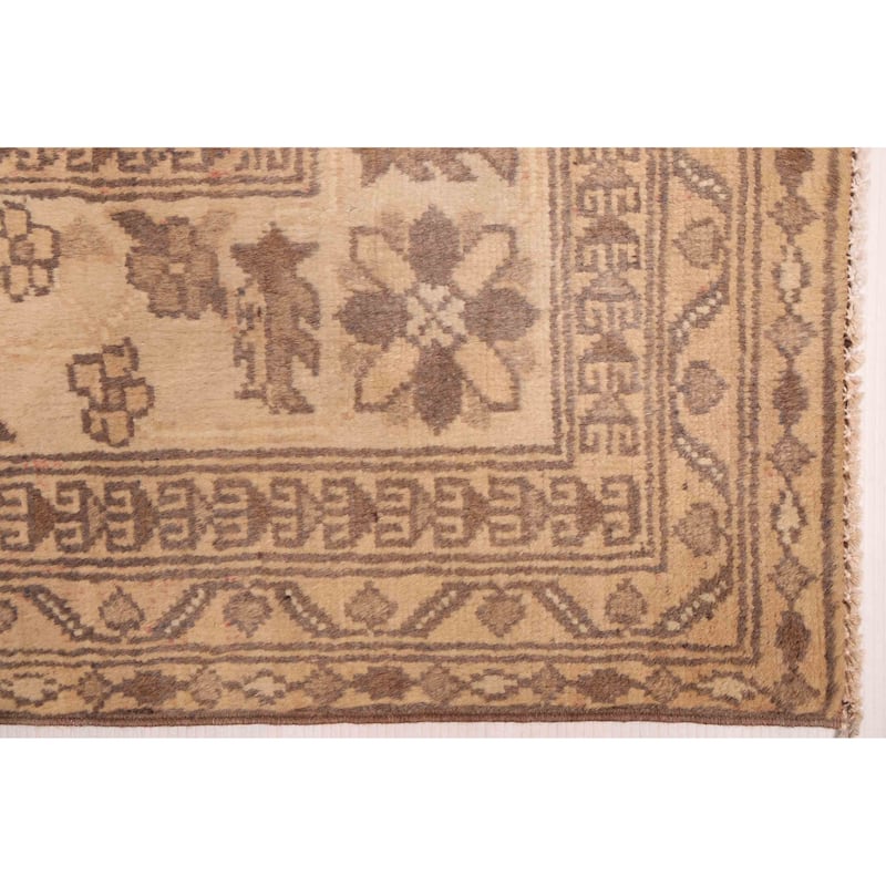 ECARPETGALLERY Hand-knotted Finest Kargahi Copper Wool Rug - 6'7 x 9'2