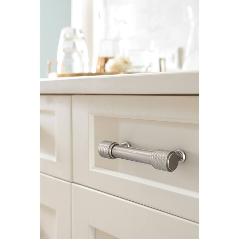 Amerock BP37742 Faraday 3" Center to Center Knurled Bar Cabinet Pull