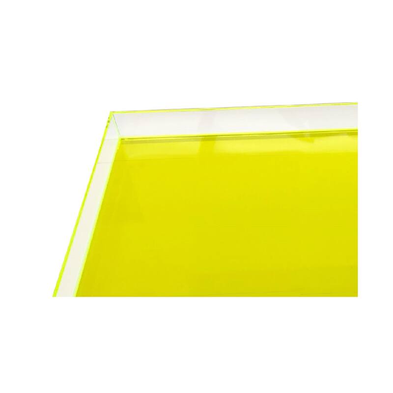 Neon Green Square Tray - Neon Green - 9x9x1.25