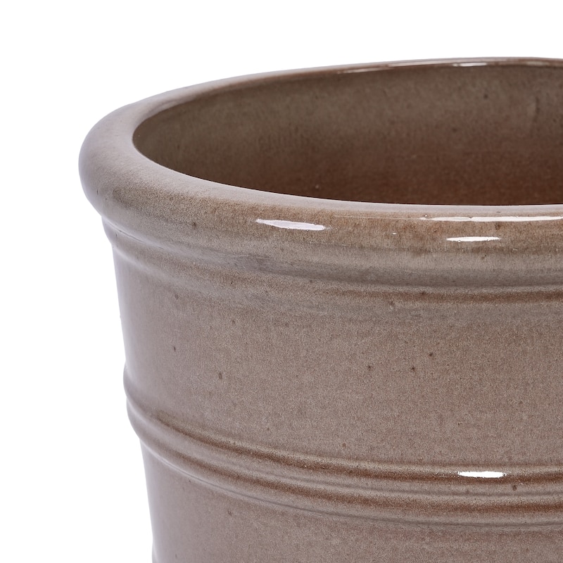 3 Breathable Handmade Ceramic Planters Ring Design for Succulent Herbs