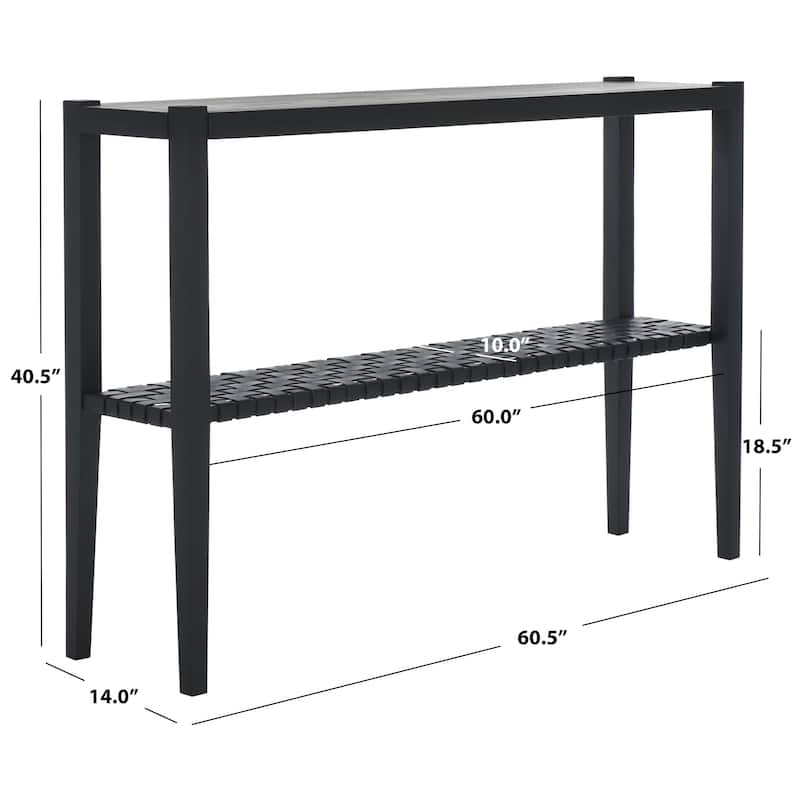 SAFAVIEH Sigurd Solid Wood Bar Height Dining Table - 61"W x 14"D x 41"H