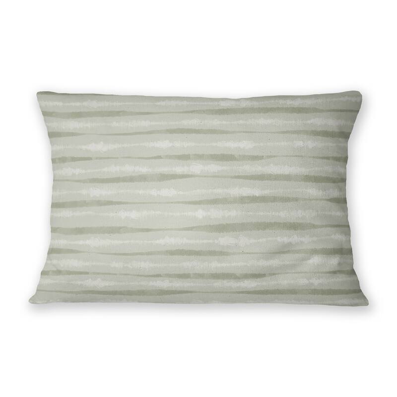 TIEDYE STRIPE SAGE Lumbar Pillow By Jenny Lund Bed Bath & Beyond