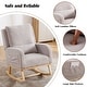 preview thumbnail 17 of 66, HOMYKA 27.5" Wide Rocking Chair for Nursery