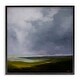 preview thumbnail 1 of 23, Stupell The Green Cloudy Landscape Framed Giclee Art Design By Patrick Dennis 12 x 12 - Black