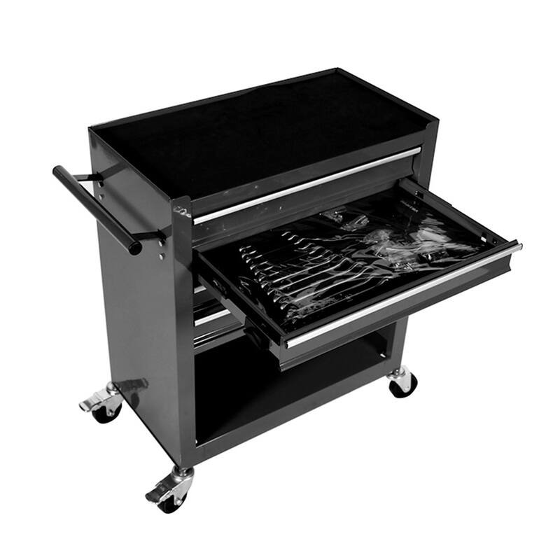4-Drawer Tool Chest Rolling Tool Cart On Wheels For Mechanics Metal Tool Box Storage Cabinets