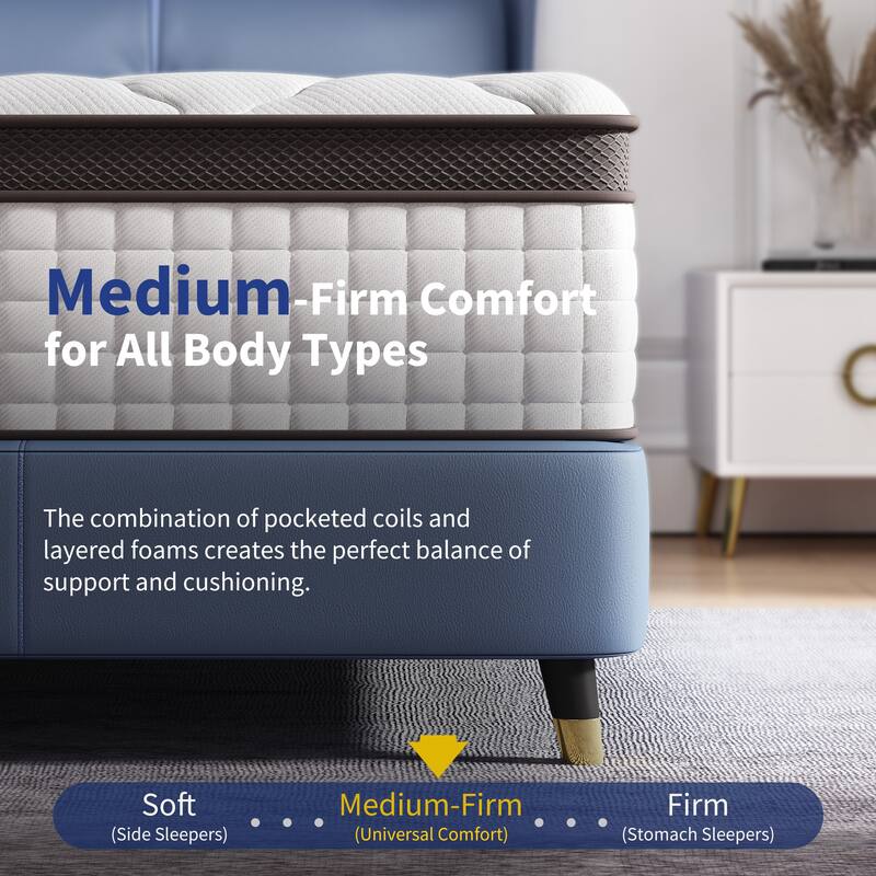 Serweet 10 Inch Memory Foam Hybrid Mattress