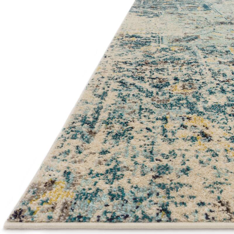 Alexander Home Vintage Boho Distressed Medallion Print Area Rug